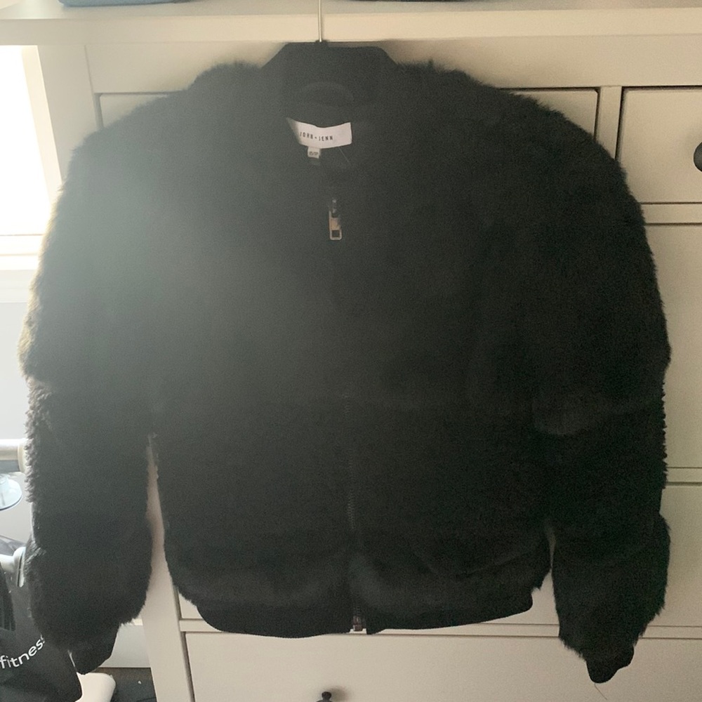 Faux fur coat